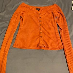 Rue 21, long sleeved crop top